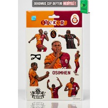 Lisanslı Galatasaray "victor Osimhen" Sticker Sheet