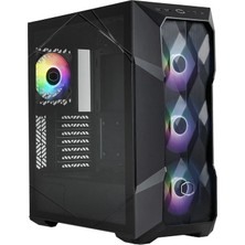 Cooler Master cm Masterbox TD500 V2 Tg Siyah 850W 80+ Gold Gen5 Argb 4X12CM Fan, Kristal Mesh Panel Midtower Kasa