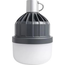 Omrs Store Ledx LN-616 80 Watt Type-C Şarjlı Taşınabilir Asma Kancalı Kamp Çadır Lambası 6500K 1200MAH