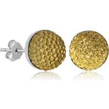 Inure Jewelry Gümüş Kristal Çivili Kadın Küpe
