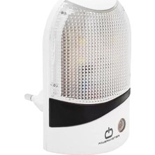 Sh Powermaster PM-34096 1 Watt Ledli Fotoselli Sensörlü Gece Lambası Sh Najmaddin