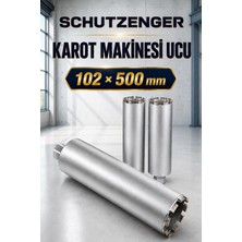 SCHUTZENGER 102X500 mm Elmas Karot Makinesi Delme Ucu Profesyonel Ustalar Için