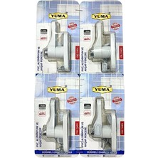 sbodurhome Düğmeli Pvc Metal Emniyet Kilidi Vakumlu