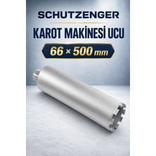 SCHUTZENGER 66X500 mm Elmas Karot Makinesi Delme Ucu Profesyonel Ustalar Için
