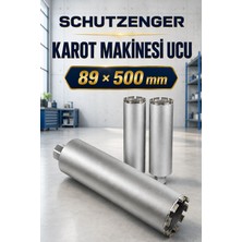 SCHUTZENGER 89X500 mm Elmas Karot Makinesi Delme Ucu Profesyonel Ustalar Için