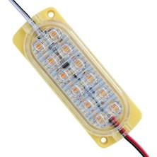 Omrs Store Powermaster Parlak Yanıp Sönen Sarı 24 Volt 1.2 Watt  2835 Modül LED