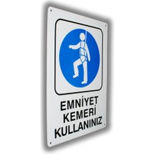 Belirtilmemiş Metal  Iş Güvenliği ve Uyarı  Levhaları  25X36 cm