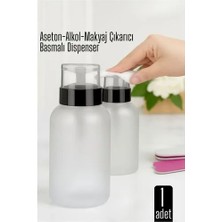 Sepetopia Aseton Için Basmalı Dispenser - Aseton, Alkol ve Makyaj Temizleyici Için Pratik Pompalı Set