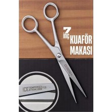 Sepetopia Ice Tempered 702 Berber Kuaför Makası Saç Kesim Makası Bıyık Sakal Makası Kuaför Ekipmanlar�