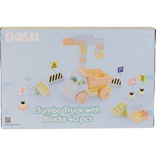 Enco Store 5219 Oyuncak Jumbo Kamyon ve Bloklar 40 Parça