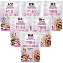 Brit Care Mini Tavuklu ve Ton Balıklı Soslu Küçük Irk Yetişkin Köpek Yaş Maması 85GR x 6 Adet