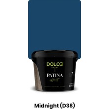 Dolce Boya Patina Effect Eskitme Boyası Antik Görünüm Midnight 2,5 kg