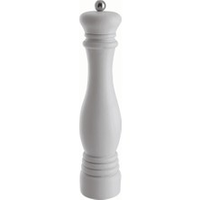 Tuz Değirmen Ahşap Beyaz 32 cm