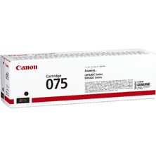 Canon CRG075BK 1400 Sayfa Kapasiteli Siyah Toner
