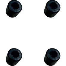 Hobilinka Baza Stoperi Plastik - 30MM - Sඈyah HKS283 - 4 Adet