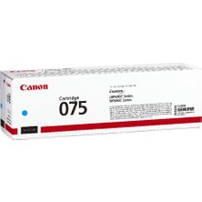 Canon CRG075C 1300 Sayfa Kapasiteli Mavi Toner