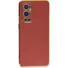 Bezos One Plus 9 Pro Kılıf Volet Silikon - Kırmızı