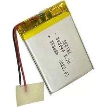 Nuvigo 303040 3.7V 350 MAh Li-Polymer Pil (Devreli/1.5A)