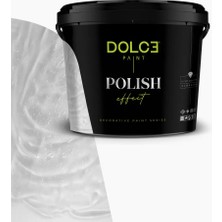 Dolce Boya Polish Effect Şeffaf Cila Dekoratif Boya Üstü 2,5 kg