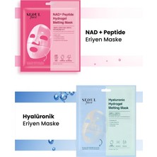 Dermal Seoul Face Nad+ Peptid Hidrojel Nemlendirici Eriyen Maske ve Hyalüronik Eriyen Maske Set