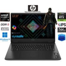 Hp omen 17-DB1022NT Ryzen Ai 9-365 8gb 512GB RTX5060 8gb(Yeni Nesil Yapay Zeka)17.3 144hz W11 Pro CD5N2EA Prestij