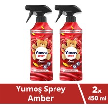 Yumoş Ev ve Tekstil Spreyi Amber Yıkanması Zor Eşyalar Için 450 ml X2