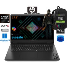 Hp omen 17-DB1022NT Ryzen Ai 9-365 64GB 2tb RTX5060 8gb(Yeni Nesil Yapay Zeka)17.3 144hz W11 Pro CD5N2EA Prestij Çanta