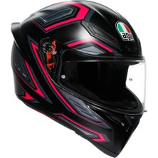 Agv Kask/k1 S E2206 Slıng Matt Black Pınk Configuration