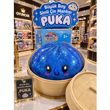 Black Diamond Plush Toy Mavi Renk Simli Çin Mantısı Büyük Boy Puka Çin Mantısı