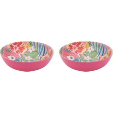 LuckyArt Tropea  Melamın 19Cm 2Lı Salata Kase Seti
