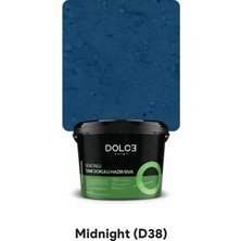 Dolce Boya Tane Dokulu Hazır Sıva Silikonlu Su Itici Midnight 12,5 kg