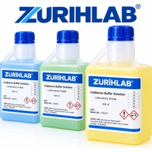 Zurihlab Zurıhlab Ph Metre Kalibrasyon Sıvısı 3'lü Set - Ph 4.01 / 7.00 / 10.01