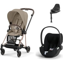 Cybex Mios Travel Sistem | Rosegold Cozy Beige & Cloud T Sephia Black