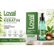 Loyal Keratinli Saç Serumu 90 ml Kokulu Besleyici Onarıcı Sıvı Saç Bakımı