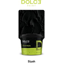 Dolce Boya Rölyef Pasta Doku Pastası Tuval ve Duvar Sanatı Siyah 1 kg