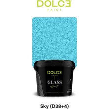 Dolce Boya Glass Effect Cam Sıva Parlak Dekoratif Kaplama Sky 25 kg