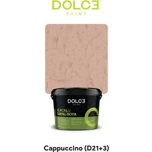 Dolce Boya Silikonlu Grenli Tekstürlü Dış Cephe Boyası Cappuccino 5 kg