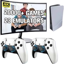 M Merc Giyim Yeni Nesil 4K Hd 2.4g Kablosuz Kol 3000 Oyunlu Game Station Retro Atari Game Box