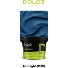 Dolce Boya Akrilik Boya Ahşap Taş Tuval Seramik Hobi Boyası Midnight 2,5 kg
