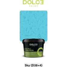Dolce Boya Silikonlu Grenli Tekstürlü Dış Cephe Boyası Sky 25 kg