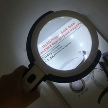 TKÇ 2X5X120MM   10 Ledli  Masaüstü Büyüteç