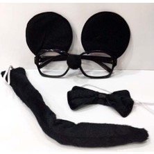 Zenviaa Mickey Mouse Gözlüğü Papyonu Kuyruğu Seti Zenviaafgh
