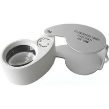 TKÇ Mini 40X25MM Takı Büyüteç Cep Büyüteç Teftiş Elmas Pullar Madeni Kontrol Lup MG21011