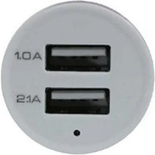 Zenviaa Çift USB Girişli 2.1 Amp Araç Çakmak Soketi Zenviaadd