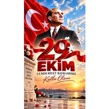 Promisebackdrop2 150X200 Cm, 29 Ekim Cumhuriyet Bayramı, Okul Etkinlik Kumaş Pano