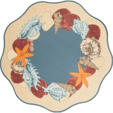 Naturware Coral Kağıt Amerikan Servis 39X39 cm 12'li Paket