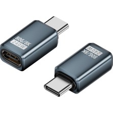 Silabor Type-C USB 4.0 USB 240W 80 GB USB Bellek 90 Derece Dirsek Dik Açılı L Şeklinde Usb4.0 Adaptörü