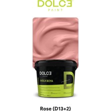 Dolce Boya Akrilik Boya Ahşap Taş Tuval Seramik Hobi Boyası Rose 1 kg