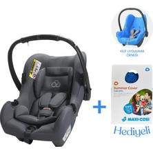 Connect Trn Bebek Oto Koltuğu Grey Grup 0+ | Maxi-Cabriofix Yazlık Havlu Kılıf Hediye