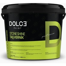 Dolce Boya Stone Shine Taş Verniği Islak Görünüm 7,5 kg